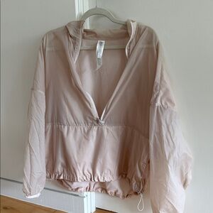 Fabletics Light Pink Hooded Cover-Up